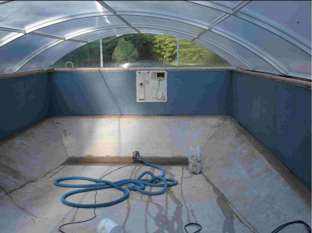 Réalisation d'une réalisation de piscine en bulle